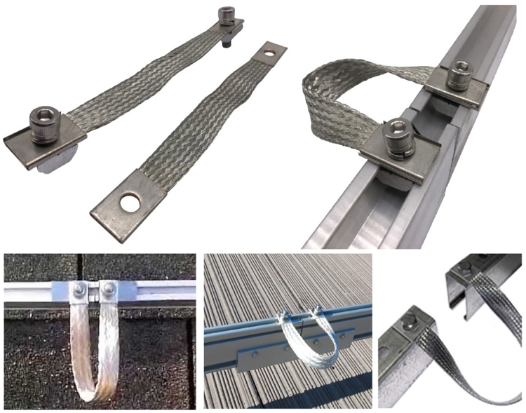 Solar Grounding Copper Jumper