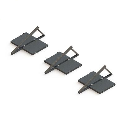 Solar flat ballast mounting systems