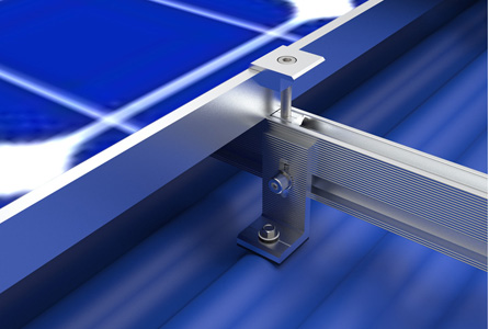 What is on-roof solar panel mounting system